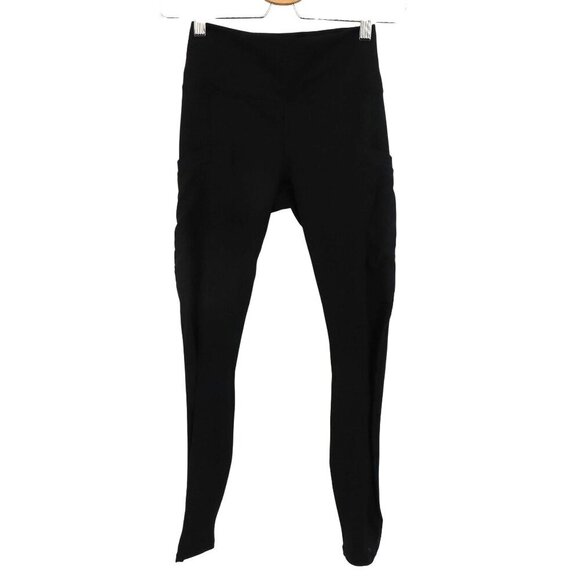 Fabletics Women XS On The Go PowerHold High Waist Legging Black Side Mesh Panels - Picture 1 of 13